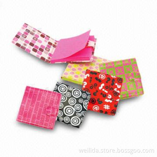 Note Pad with Magnetic Button and Beautiful Pattern